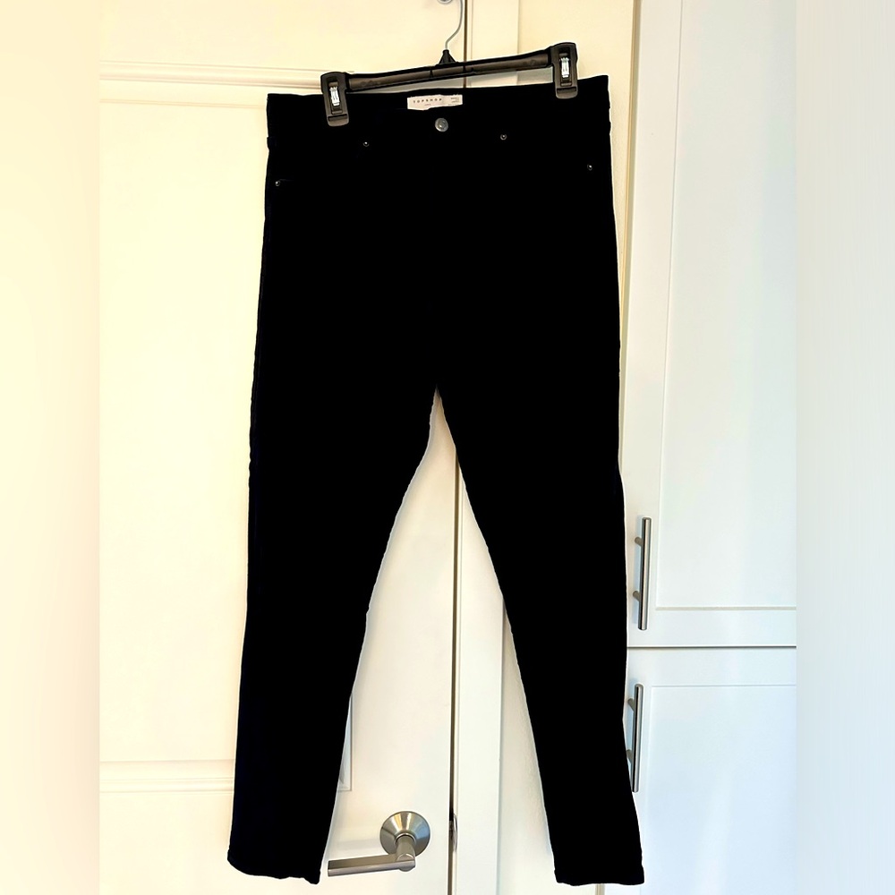 Top shop Women’s Black Distressed Skinny Jeans